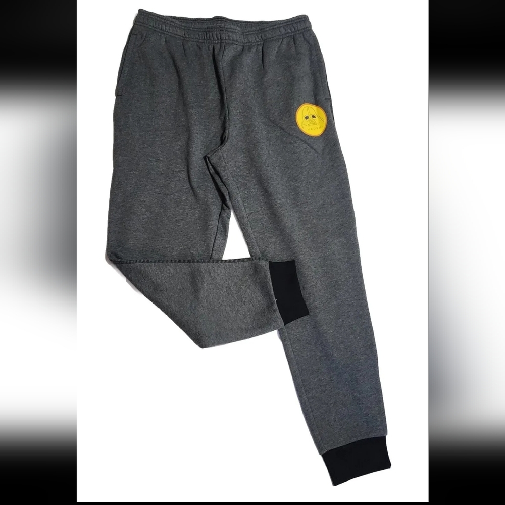 Star Wars Darth Vader Sweats Joggers Mens Large Sweatpants Black Cuffed New